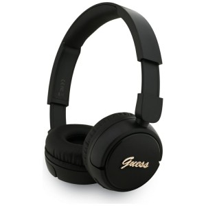 Słuchawki nauszne Guess Bluetooth 5.3    Metal Logo Script czarny