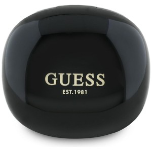 Słuchawki TWS Guess Flat Classic Logo    Electroplated czarny