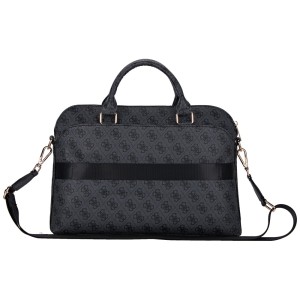 Torba Guess 4G Zipper Pocket Triangle    Logo 15" czarny