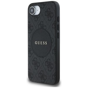 Etui Guess 4G Circle Classic Logo        MagSafe do iPhone 16e / 17e czarny