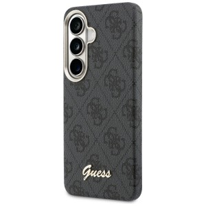 Etui Guess 4G Script MagSafe do Samsung  Galaxy S26 czarny