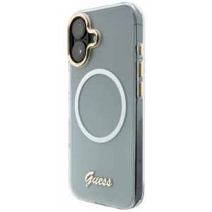 Etui Guess IML Gradient Script Metal     MagSafe do iPhone 17 biały