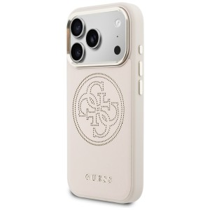 Etui Guess Perforated 4G MagSafe do      iPhone 17 Pro różowy