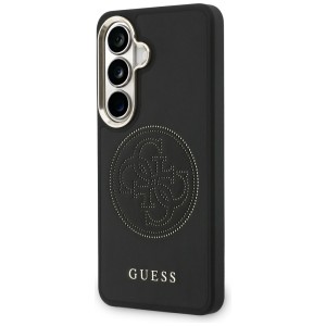 Etui Guess Perforated Logo MagSafe do    Samsung Galaxy S26 czarny