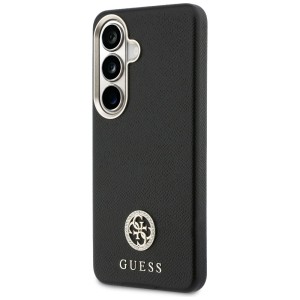 Etui Guess Rhinestone Round Logo MagSafe do Samsung Galaxy S26 czarny