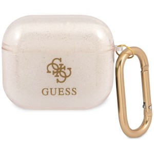 Guess GUA3UCG4GD AirPods 3 coverzłoty/gold Glitter Collection