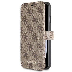 Guess GUFLBKI654GB iPhone Xs Maxbrown/brązowy book 4G