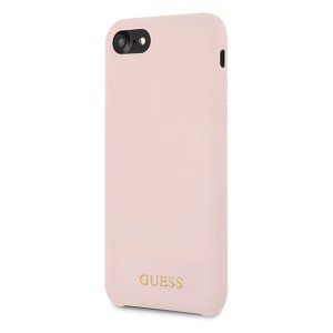 Guess GUHCI8LSGLLP iPhone 7/8/SE 2020/ SE 2022 light pink/jasnoróżowy hard case Silicone