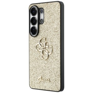 Etui Guess Fixed Glitter Big 4G Metal    Logo do Samsung Galaxy S26 Ultra złoty