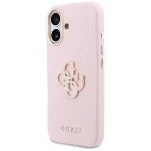 Etui Guess FW Resin Logo do iPhone 17    różowy