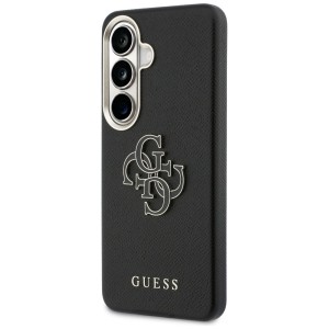 Etui Guess Grained Big 4G Metal Logo do  Samsung Galaxy S26 czarny