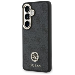 Zestaw Etui + Smycz Guess 4G Big         Rhinestone Triangle Strap MagSafe do Samsung Galaxy S26 czarny