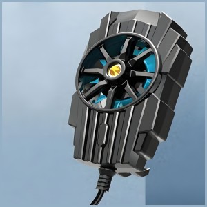 AWEI przenośny mini wentylator X31czarny/black