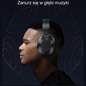 AWEI słuchawki nauszne Bluetooth A997BLczarny/black
