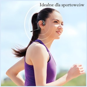 AWEI słuchawki przewodnictwo powietrzneA897BL czarny/black Air Conduction