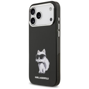 Etui Karl Lagerfeld IML Aquarelle        Choupette & Logo MagSafe do iPhone 17 Pro Max czarny