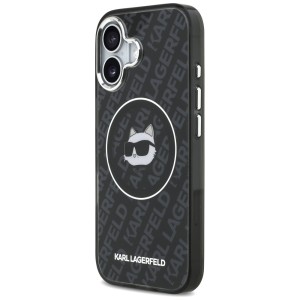 Etui Karl Lagerfeld IML Choupette Head   Logo MagSafe do iPhone 17 czarny