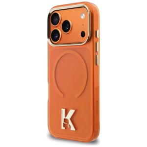 Etui Karl Lagerfeld IML K Head Logo      MagSafe do iPhone 17 Pro Max pomarańczowy