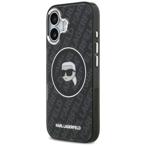 Etui Karl Lagerfeld IML Karl Head Logo   MagSafe do iPhone 17 czarny