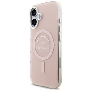Etui Karl Lagerfeld IML Karl RSG Logo    MagSafe do iPhone 17 różowy