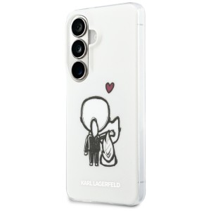 Etui Karl Lagerfeld IML Karl&Choupette   MagSafe do Samsung Galaxy S26 przezroczysty