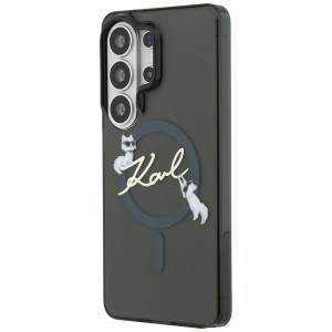 Etui Karl Lagerfeld IML KC Script        MagSafe do Samsung Galaxy S26 Ultra czarny