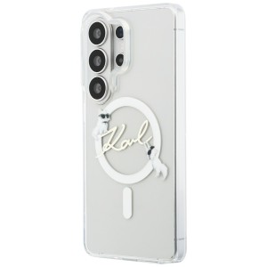 Etui Karl Lagerfeld IML KC Script        MagSafe do Samsung Galaxy S26 Ultra przezroczysty