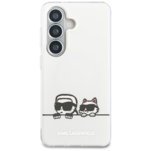 Etui Karl Lagerfeld IML Peekaboo         Karl&Choupette MagSafe do Samsung Galaxy S26 przezroczysty