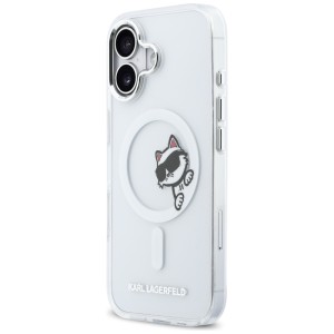 Etui Karl Lagerfeld IML Peekaboo MagSafe do iPhone 17 transparent