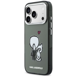Etui Karl Lagerfeld Karl & Choupette     Back MagSafe do iPhone 17 Pro Max czarny