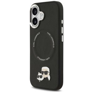 Etui Karl Lagerfeld Karl & Choupette     Pins MagSafe do iPhone 17 czarny