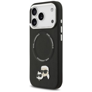 Etui Karl Lagerfeld Karl & Choupette     Pins MagSafe do iPhone 17 Pro czarny
