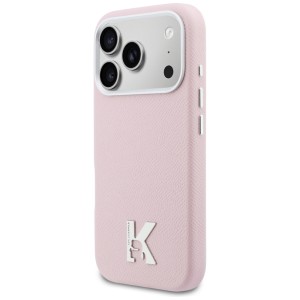 Etui Karl Lagerfeld Karl Head Logo MagSafe do iPhone 17 Pro Max różowy