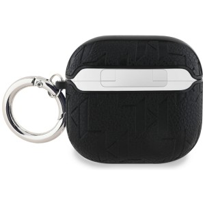 Etui Karl Lagerfeld Monogram Choupette   Head do AirPods 4 czarny