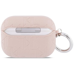 Etui Karl Lagerfeld Monogram Karl &      Choupette Head do AirPods Pro 3 różowy