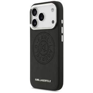 Etui Karl Lagerfeld Point & Metal Logo   MagSafe do iPhone 17 Pro czarny