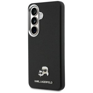 Etui Karl Lagerfeld Saffiano KC Metal Logo MagSafe do Samsung Galaxy S26+ czarny