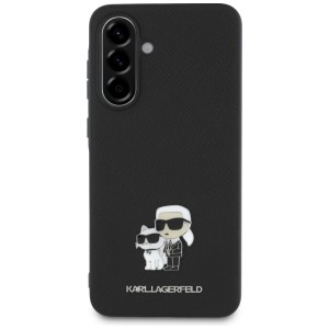 Etui Karl Lagerfeld Saffiano w/ K&C      Metal Logo do Samsung Galaxy A56 czarny