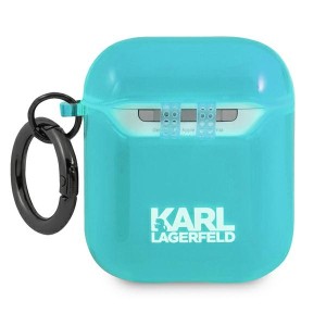 Karl Lagerfeld KLA2UCHFL AirPods 1/2 cover niebieski/blue Choupette