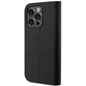 Karl Lagerfeld KLBKP14LSANKCPK iPhone 14Pro 6.1" bookcase czarny/black Saffiano Karl & Choupette