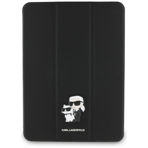Karl Lagerfeld KLFC11PM24SAKCK iPad Pro  11" M4 2024 / M5 2025 Book Cover czarny/black Saffiano Magnetic Karl &Choupette
