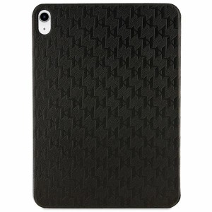 Karl Lagerfeld KLFC11SAKHPCK iPad 10.9" Folio Magnet Allover Cover czarny/black Saffiano Monogram Choupette