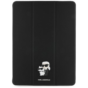 Karl Lagerfeld KLFC13PM24SAKCK iPad Pro  13" M4 2024 / M5 2025 Book Cover czarny/black Saffiano Magnetic Karl &Choupette