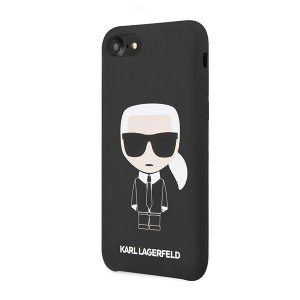 Karl Lagerfeld KLHCI8SLFKBK iPhone 7/8SE 2020 / SE 2022 hardcase czarny/black Silicone Iconic