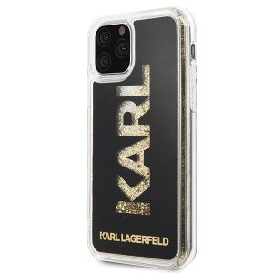 Karl Lagerfeld KLHCN58KAGBK iPhone 11Pro czarny/black Karl logo Glitter