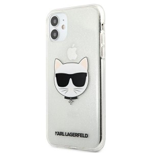 Karl Lagerfeld KLHCN61CHTUGLS iPhone 116,1" / Xr srebrny/silver hardcase Glitter Choupette