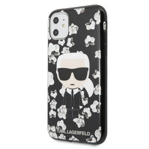Karl Lagerfeld KLHCN61FLFBBK iPhone 116,1" / Xr czarny/black Flower Ikonik Karl
