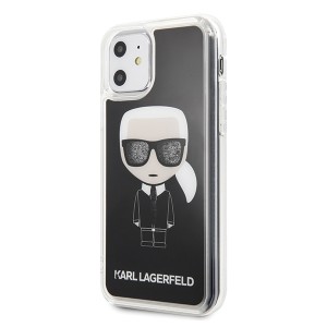 Karl Lagerfeld KLHCN61ICGBK iPhone 116,1" / Xr czarny/black Iconic Glitter