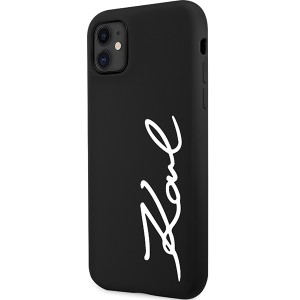 Karl Lagerfeld KLHCN61SKSVGK iPhone 11 / Xr  6.1" czarny/black hardcase Silicone Signature