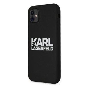 Karl Lagerfeld KLHCN61SLKLRBK iPhone 116,1" / Xr Silicone Stack Logo czarny/black